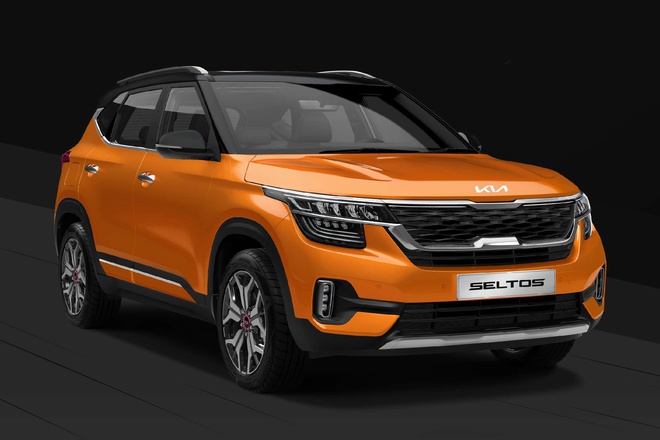 Seltos là mẫu xe đầu tiên dùng logo Kia mới tại Việt Nam
