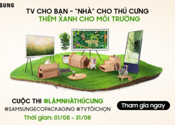 Samsung lan tỏa sống xanh với cuộc thi "Làm Nhà Thú Cưng" từ bao bì sinh thái