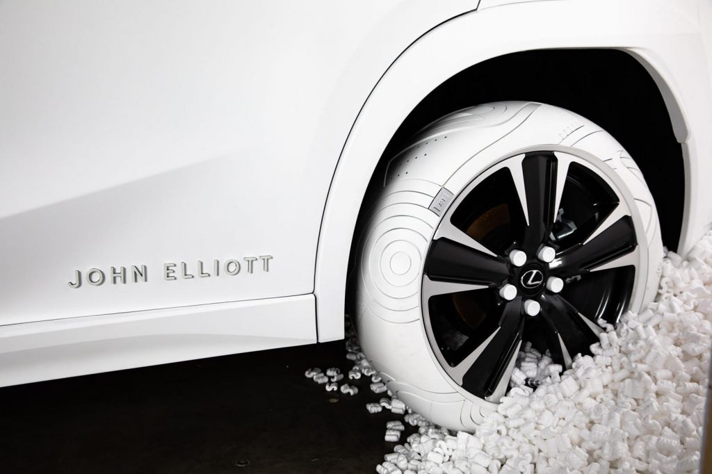 Nike phối hợp cùng Lexus tạo ra bộ lốp đặc biệt cho Lexus UX