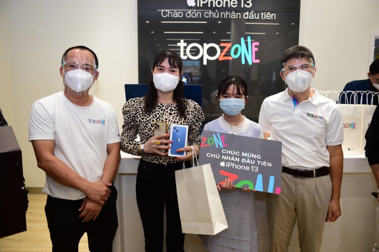 TopZone chính thức ra mắt và mở bán iPhone 13 Series