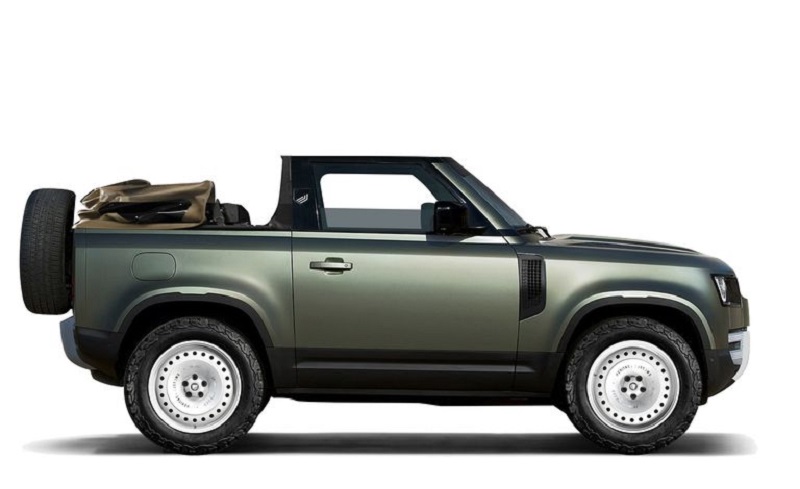 Lạ mắt với phiên bản mui trần Land Rover Defender, giá bán dự kiến từ 3,58 tỷ VNĐ