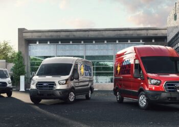 Ford reveals the 2022 E-Transit – an all-electric version of the world’s best-selling cargo van – featuring next-level connected vehicle technology with Built Ford Tough capability and electric vehicle-certified dealer support, all for a price starting under $45,000