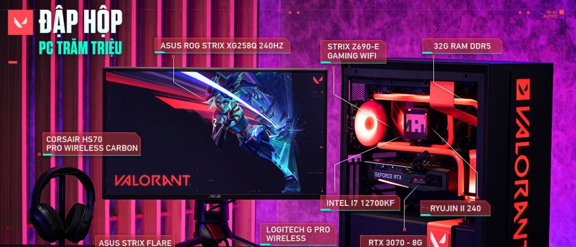 Mừng 1 năm tuổi, Valorant Việt Nam tặng bộ PC Gaming trăm triệu đồng cho gamer tham gia cuộc thi trên TikTok