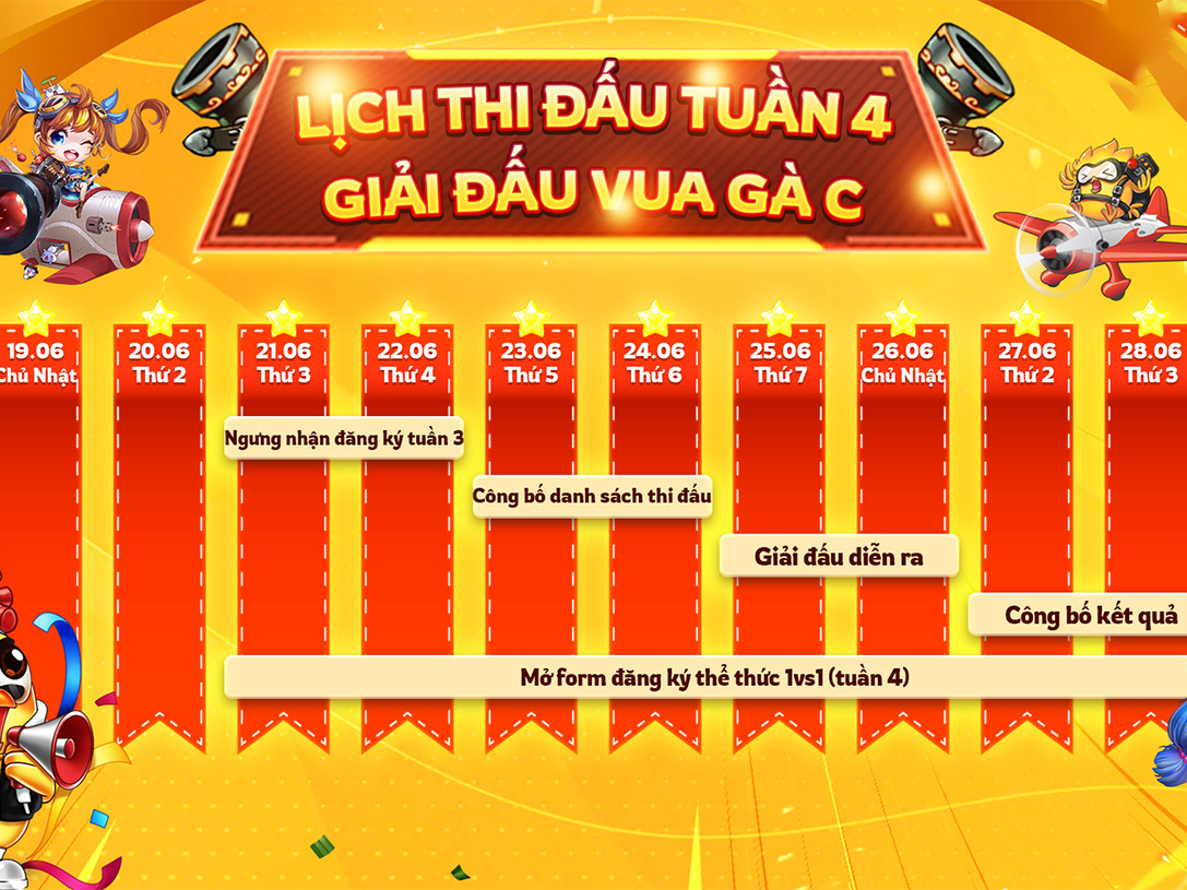 Gunny Origin: Vua Gà C bước sang tuần thứ 4 tranh tài