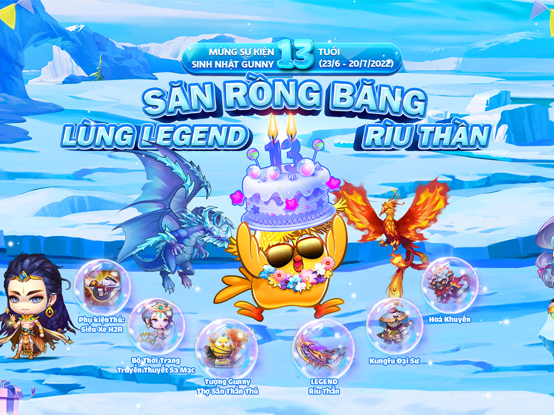Gunny: 5 sự kiện cực hot tại Đại Tiệc Sinh Nhật 13 tuổi mà gunner không nên bỏ lỡ