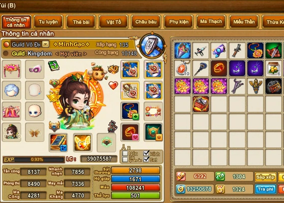 Game thủ Gunny PC khoe tủ đồ mới với thời trang Tam Quốc Gà