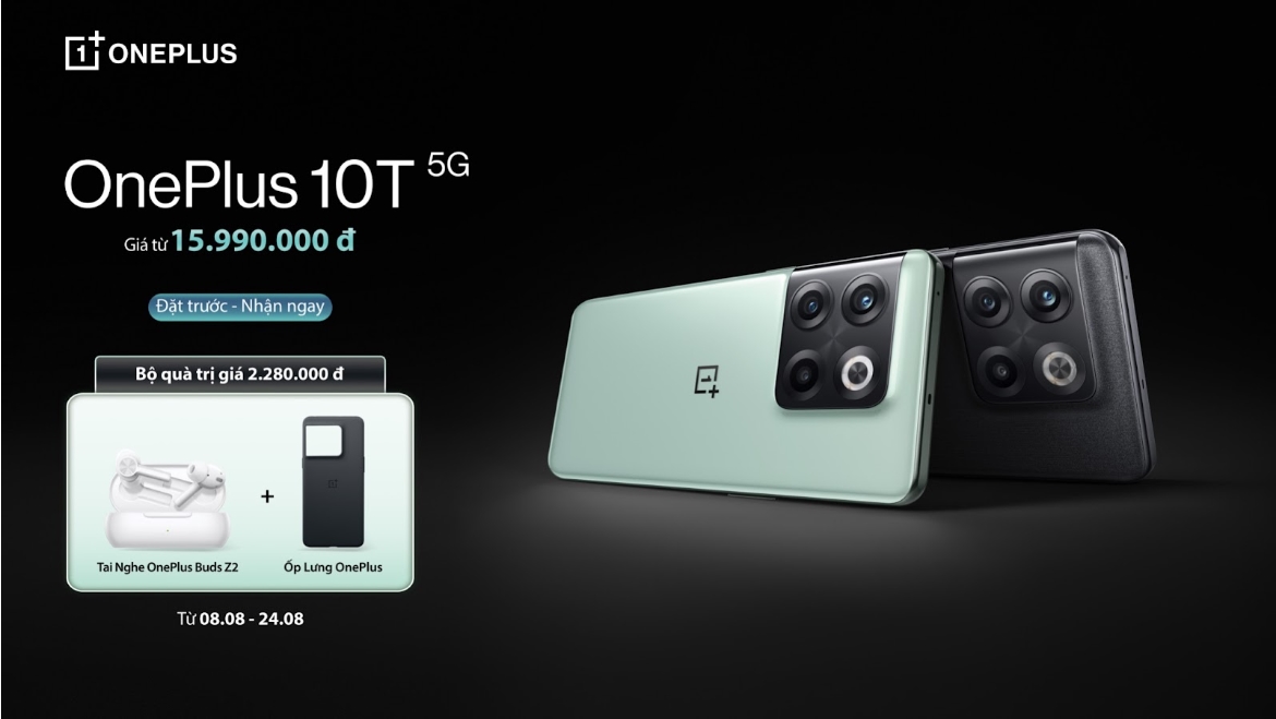 OnePlus 10T 5G ra mắt: Nâng tầm hiệu năng và cải tiến hệ điều hành