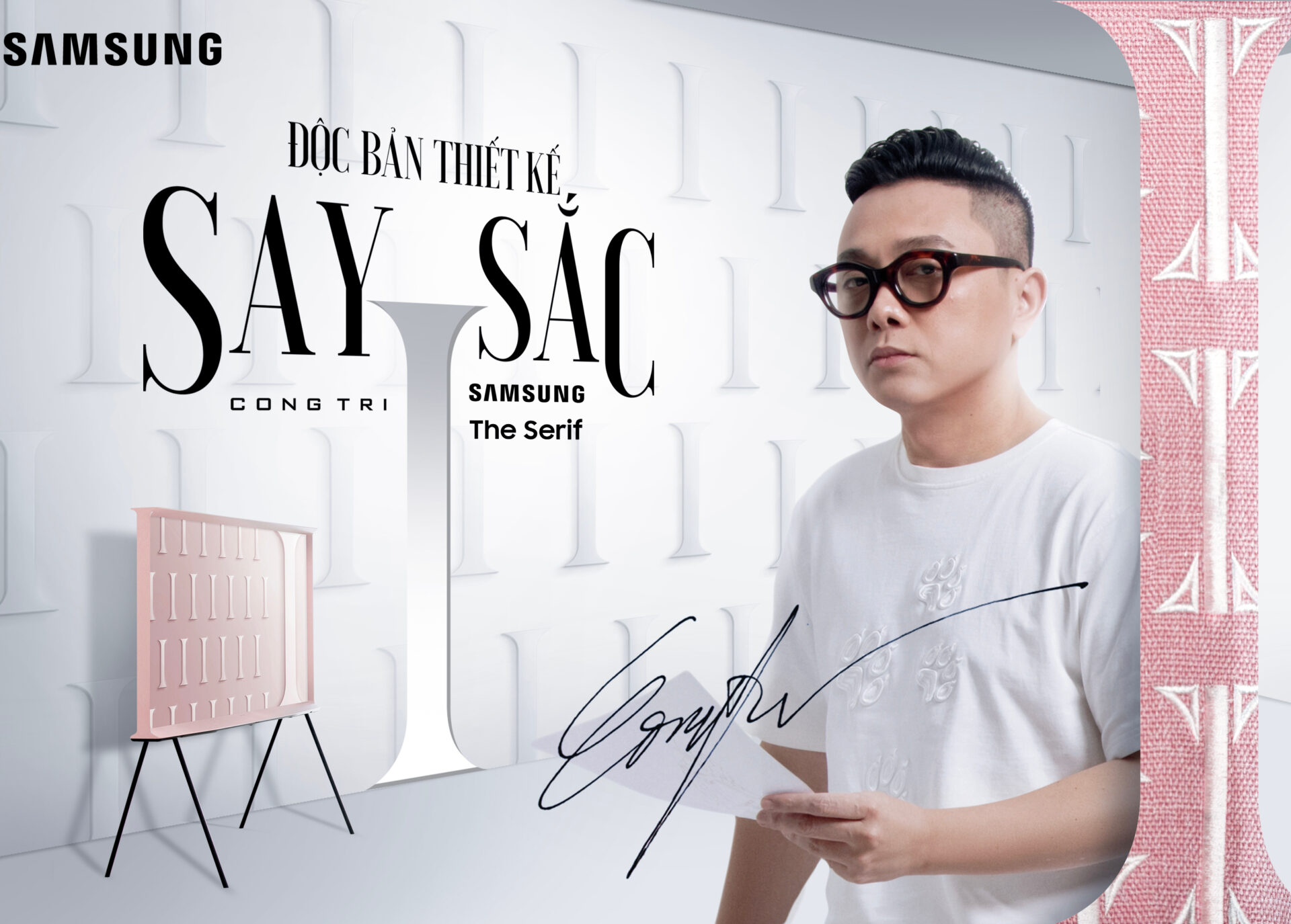 "Say Sắc I" - Thiết kế độc bản được nhà thiết kế Công Trí lấy cảm hứng từ TV The Serif