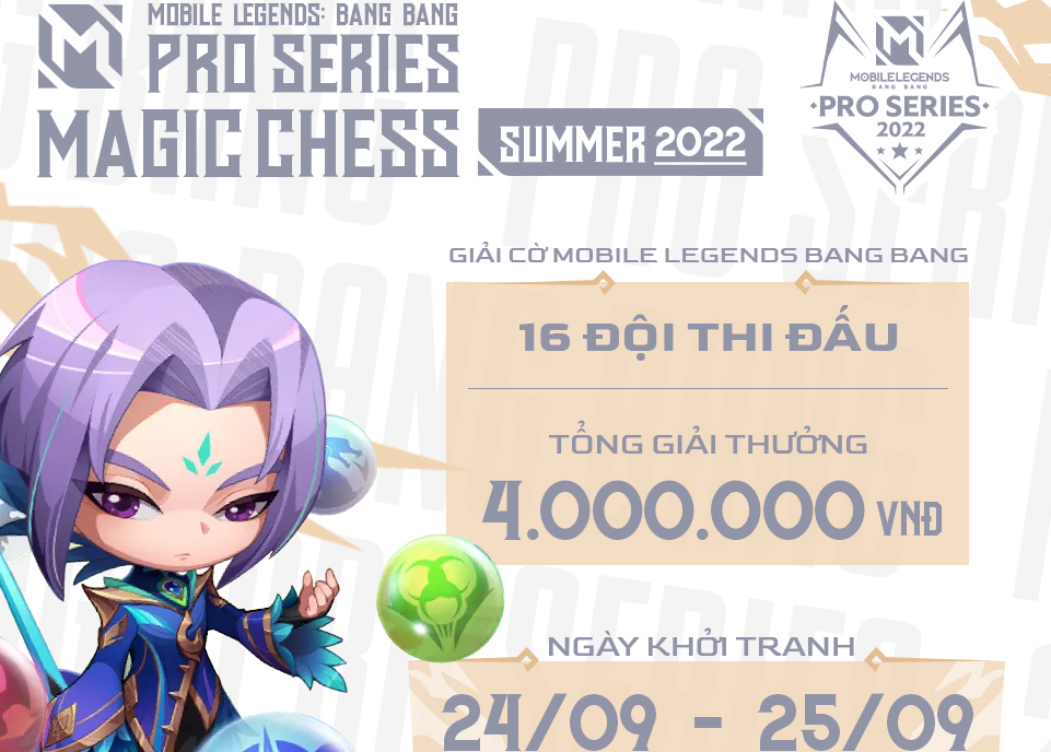 Mobile Legends: Bang Bang mở đăng ký giải đấu MPS Magic Chess 2022