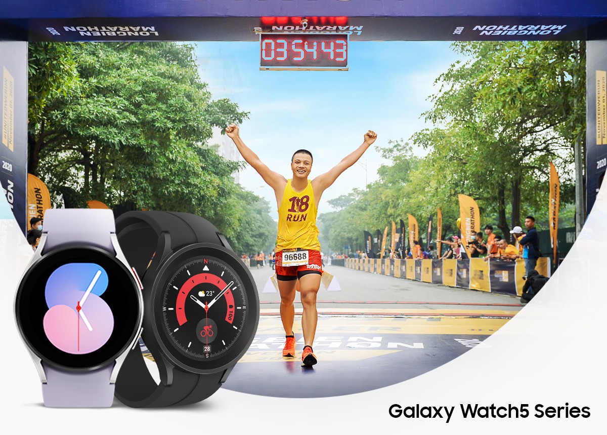 Galaxy Watch5 Series đồng hành cùng Long Biên Marathon