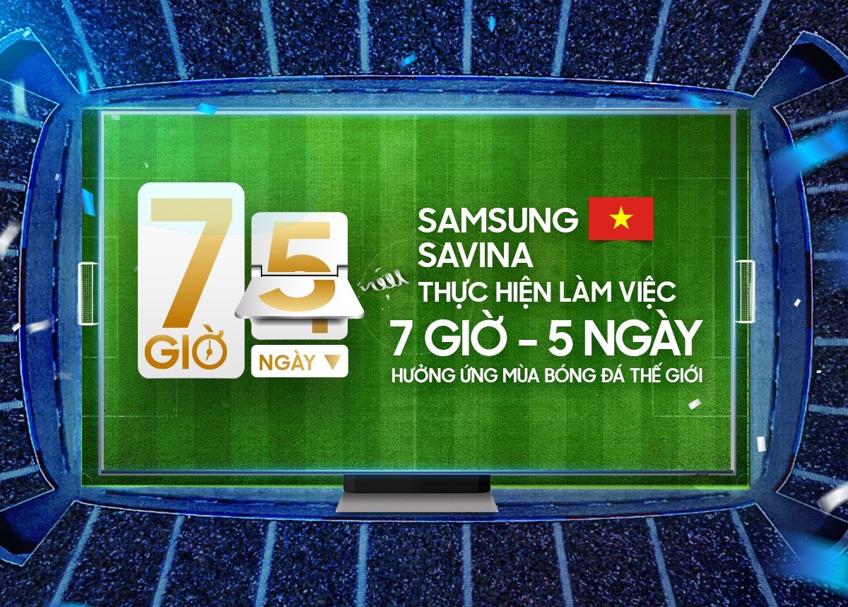 Samsung điều chỉnh giờ làm việc để "ăn bóng đá - ngủ bóng đá"