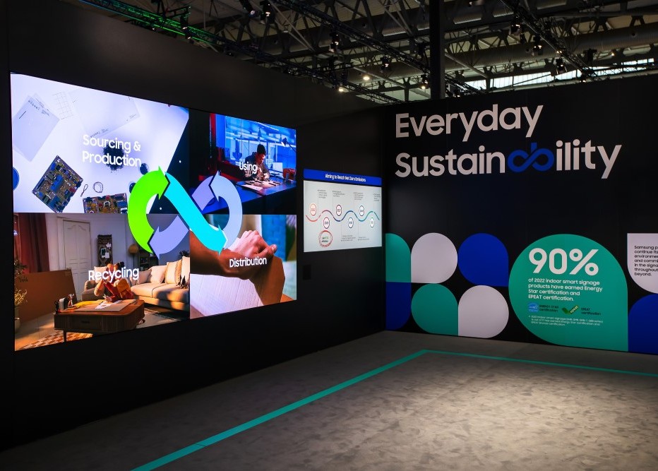 Samsung giới thiệu về tương lai của màn hình hiển thị bền vững