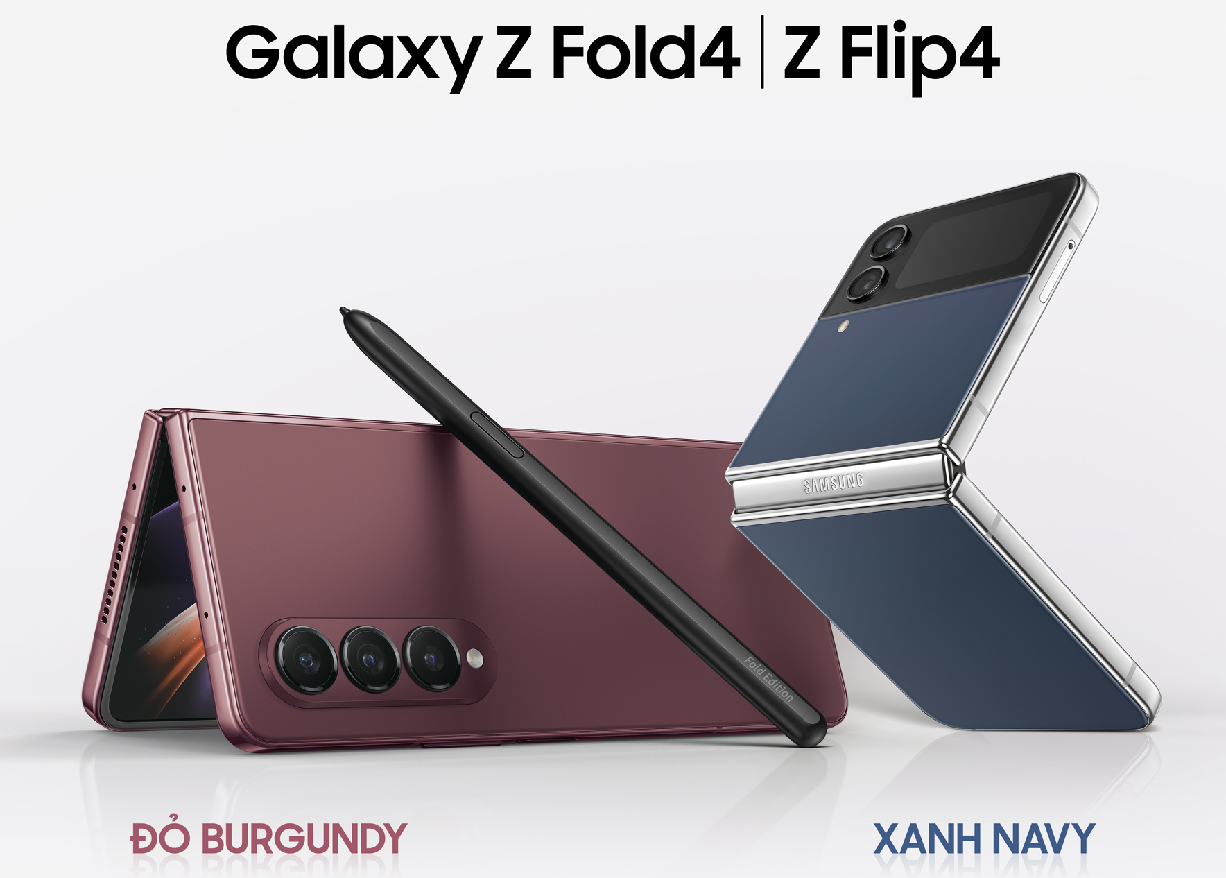 Galaxy Z Fold4 và Galaxy Z Flip4 có thêm màu sắc mới