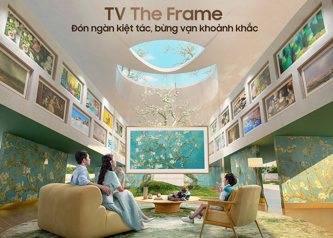 TV The Frame bổ sung 2.100 tác phẩm tranh mới