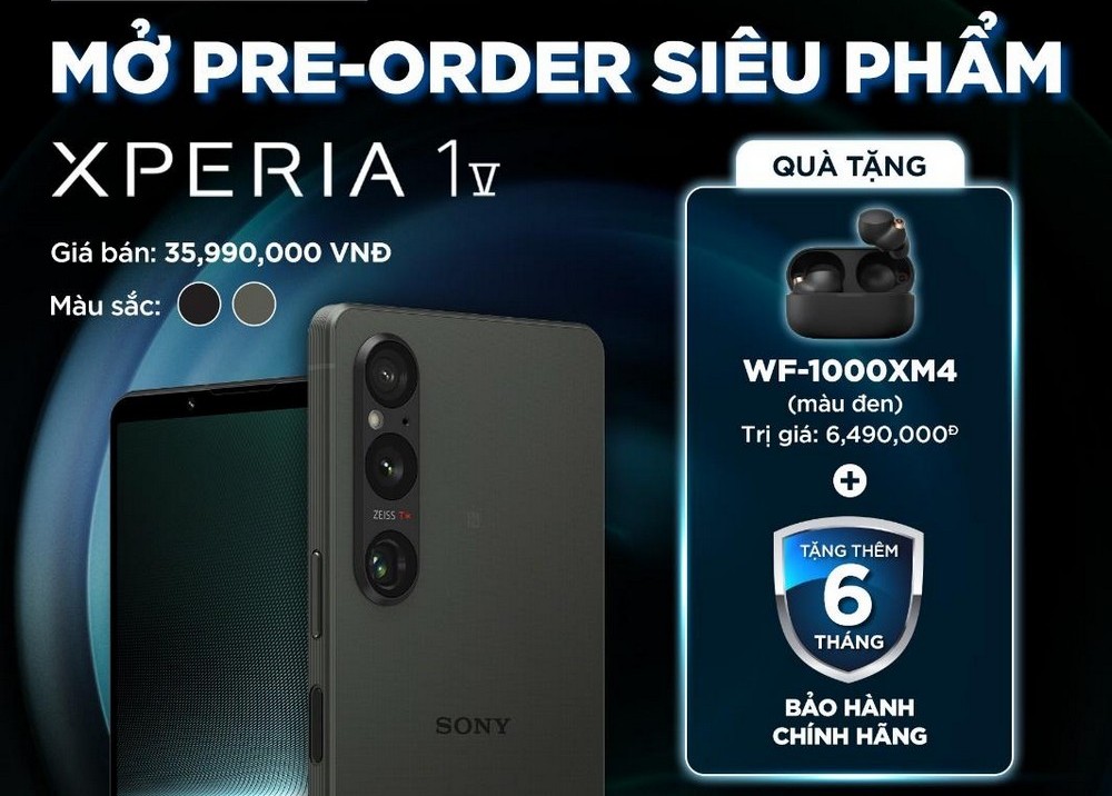 Xperia 1V ra mắt, tích hợp công nghệ tiên tiến của Sony