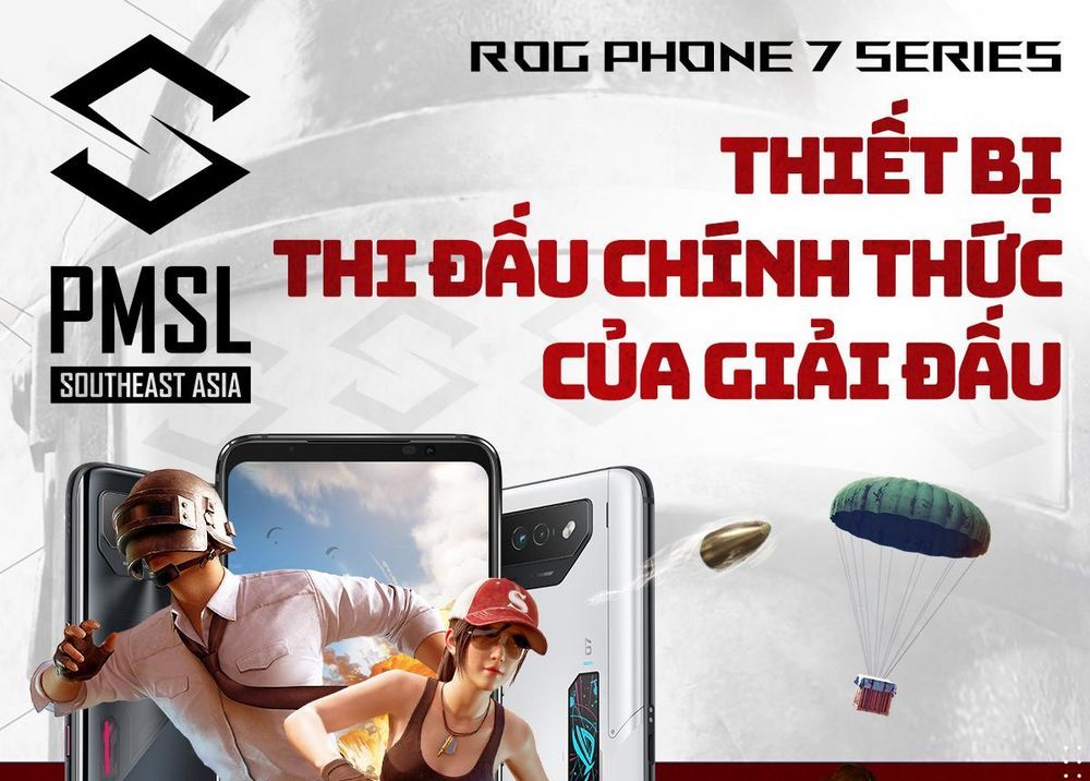 Giải 2023 PMSL SEA Fall chọn ROG Phone 7 là thiết bị thi đấu chính thức