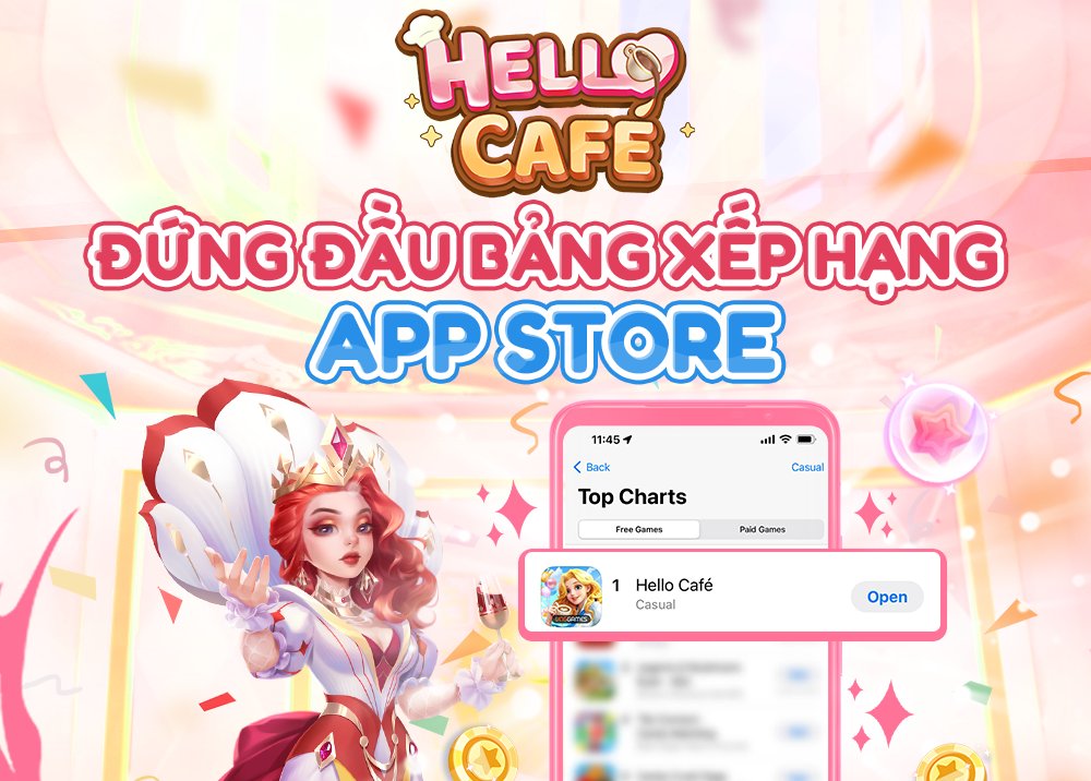 Hello Café - Game top 1 App Store có gì thú vị?