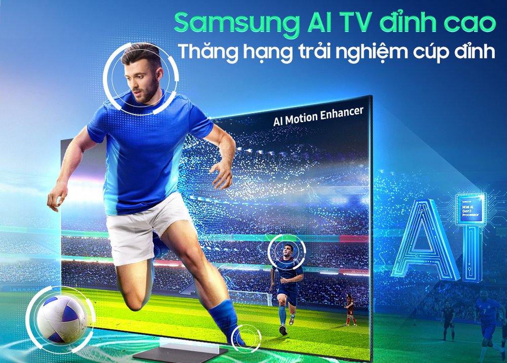 Tận hưởng EURO 2024 trên Samsung AI TV với ưu đãi lớn
