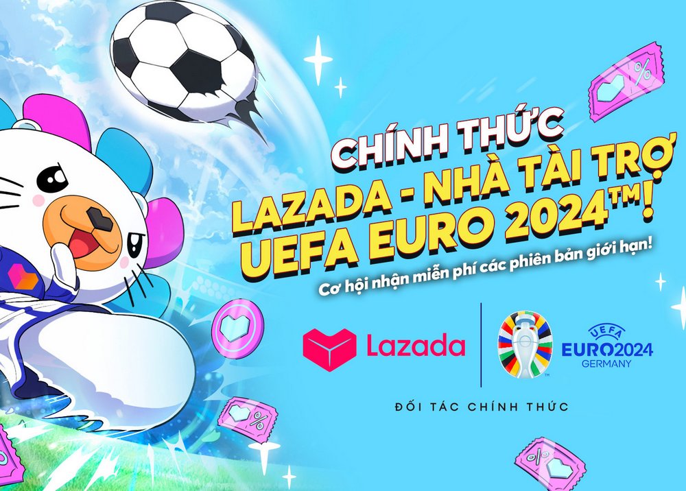 Lazada đồng hành cùng Euro 2024