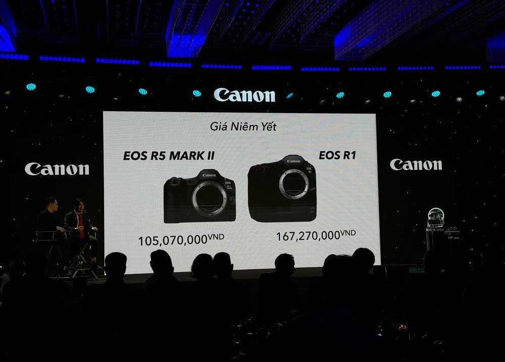 Bộ đôi máy ảnh Canon EOS R1 và EOS R5 Mark II ra mắt
