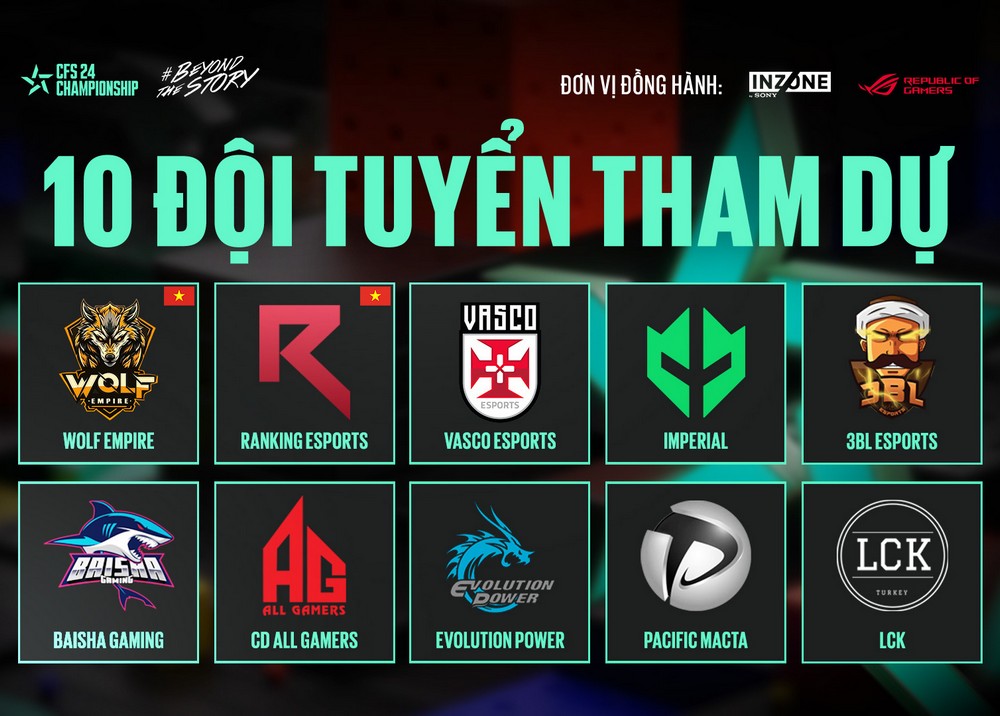 CFS Summer Championship 2024: Điểm mặt các team tham dự