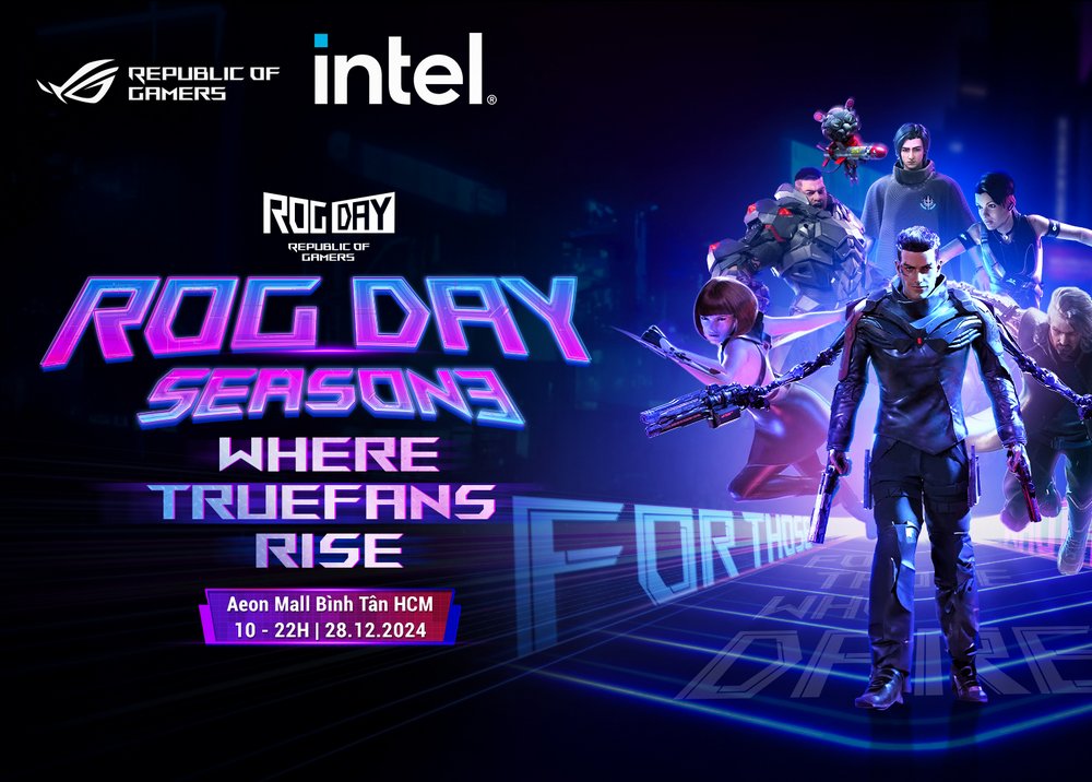 Ngày hội ROG Day Season 3 sắp diễn ra