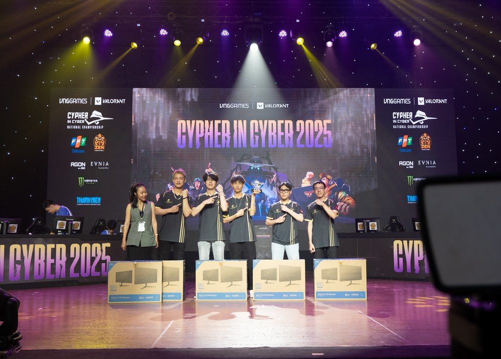 AOC nâng tầm trải nghiệm game thủ tại Cypher in Cyber 2025