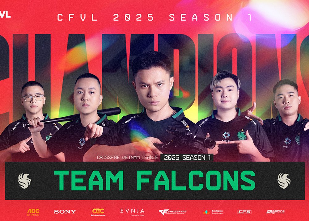 Chung kết CFVL 2025 S1: Team Falcons vô địch