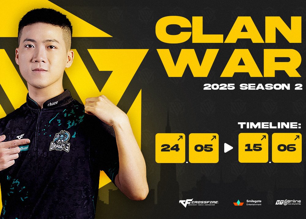 Đột Kích: Mở đăng ký giải đấu Clan War 2025 Season 2