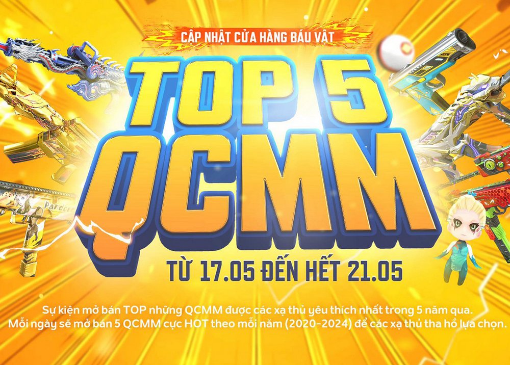 Đột Kích mở bán lại loạt QCMM hot