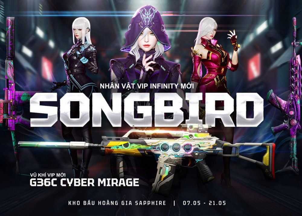 Đột Kích: Nhân vật nữ xinh đẹp Songbird gia nhập