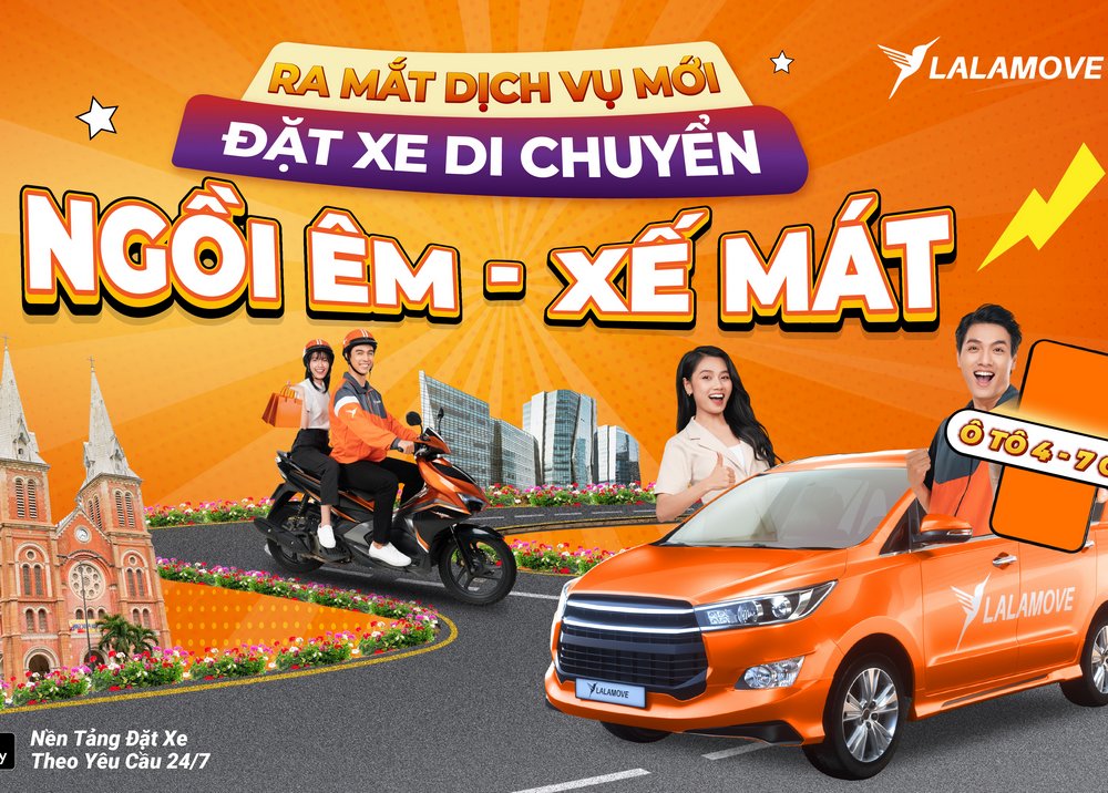 Lalamove mở rộng sang vận chuyển hành khách