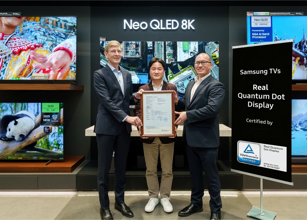 TV QLED của Samsung đạt chứng nhận từ TÜV Rheinland