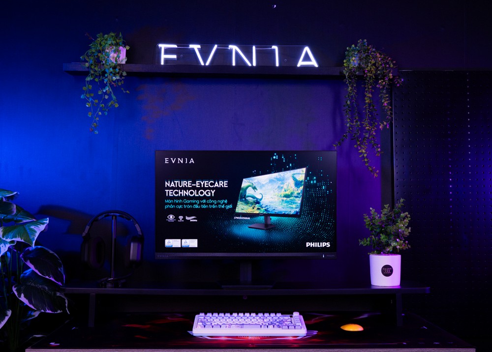 Evnia trình làng màn hình bảo vệ mắt game thủ