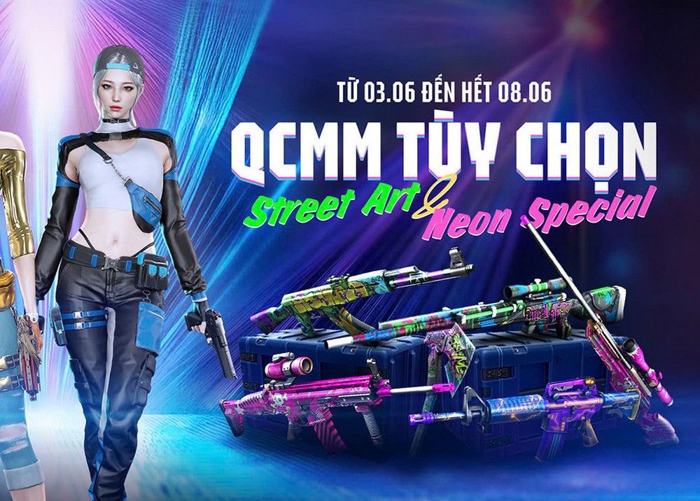 Đột Kích: Ra mắt QCMM tùy chọn Street Art và Neon Special