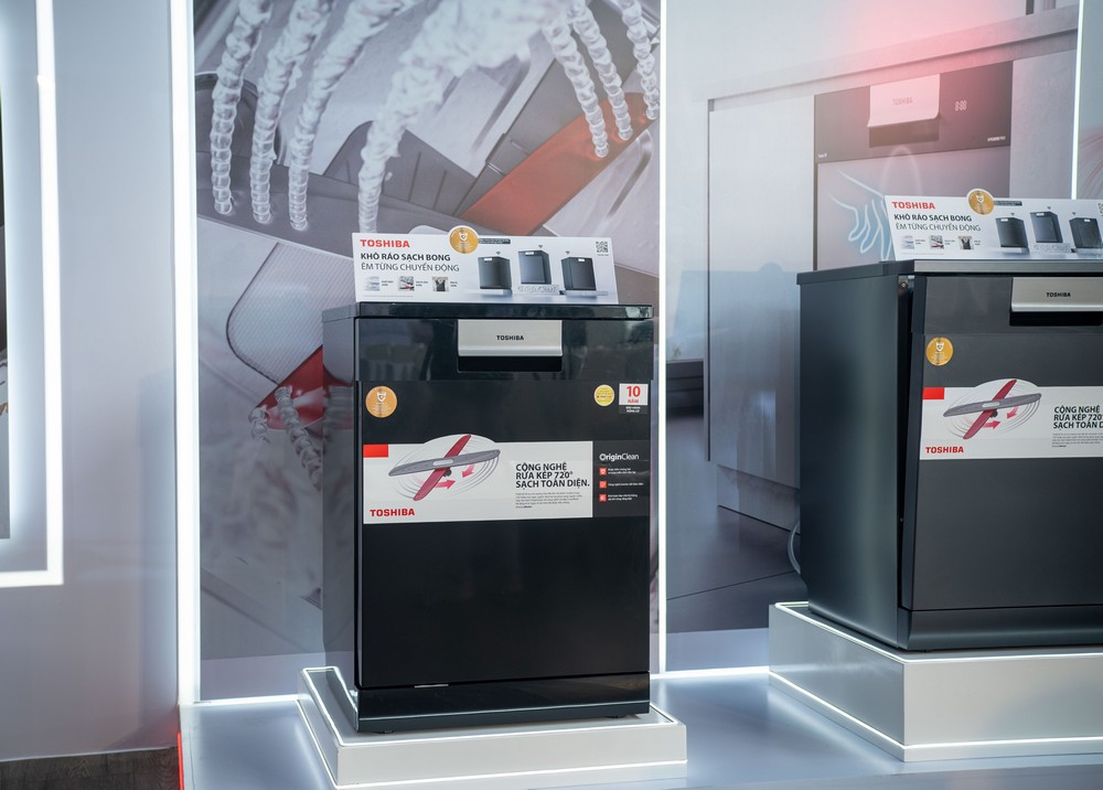 Toshiba ra mắt máy rửa chén thông minh tại Việt Nam