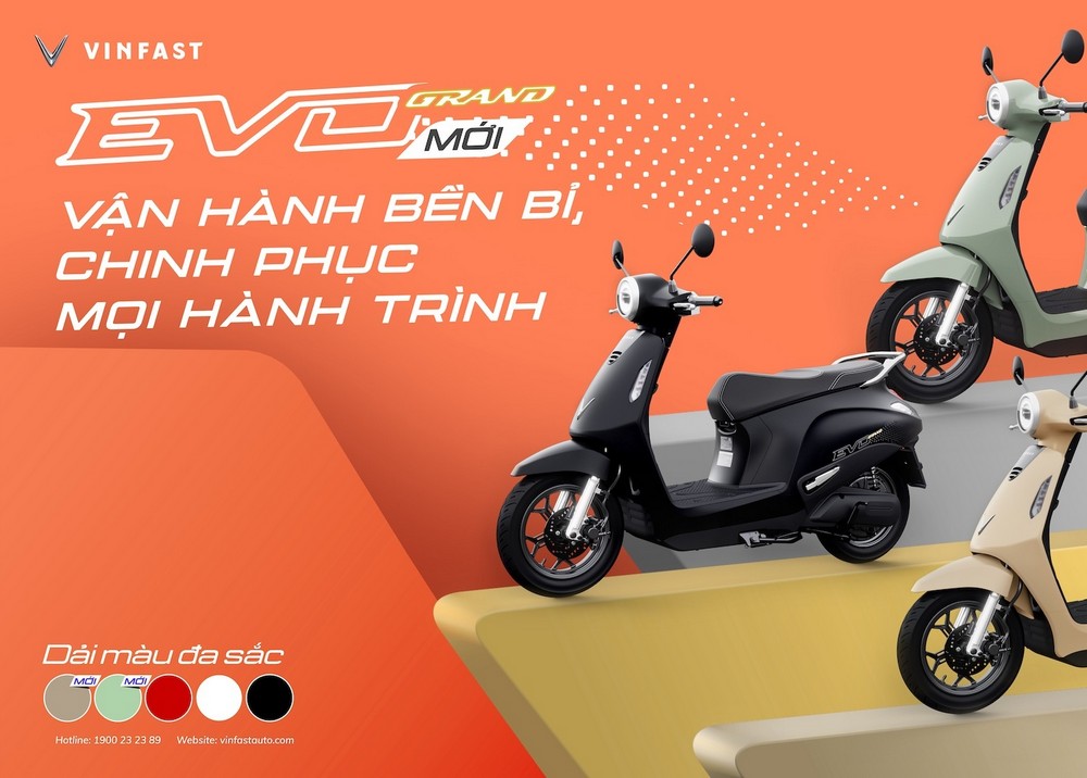 VinFast ra mắt xe điện Evo Grand giá từ 18 triệu đồng