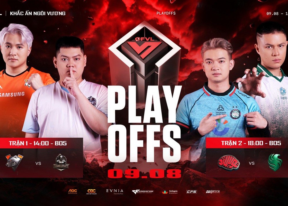 Nhiều bất ngờ tại ngày đầu Playoffs CFVL 2025 Mùa 2