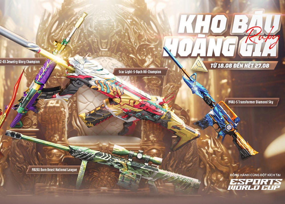 Đột Kích tung Kho Báu Hoàng Gia mừng EWC 2025