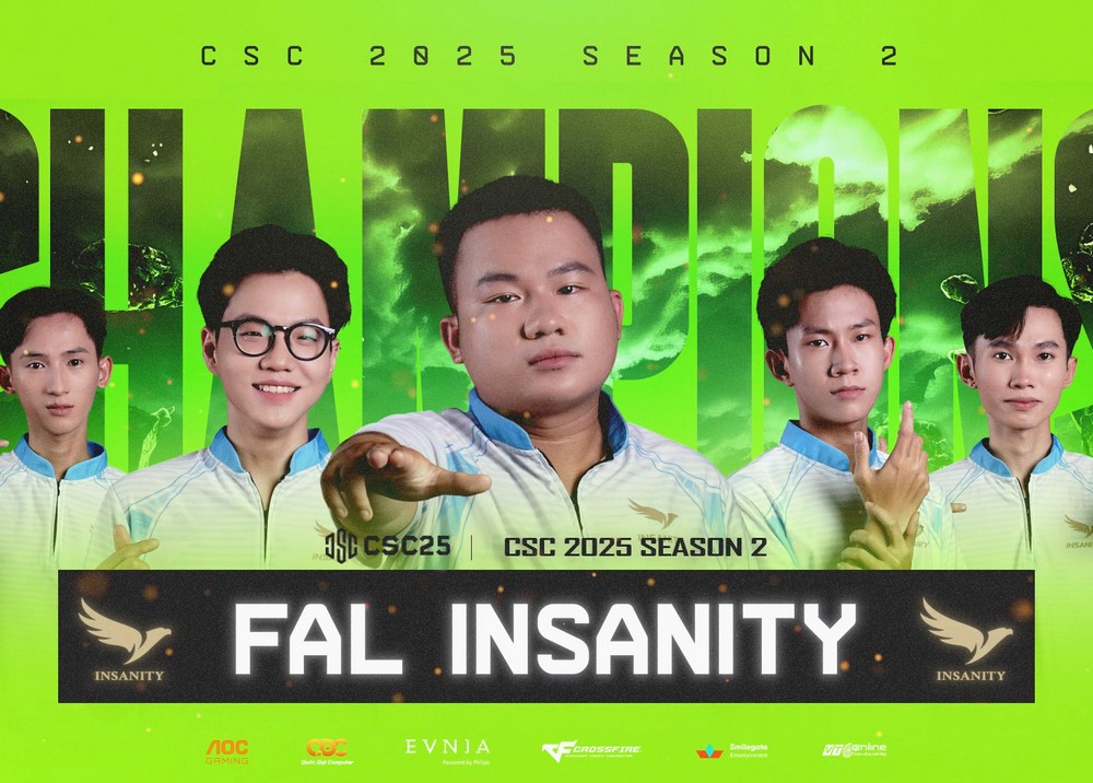CSC 2025 Mùa 2: FAL Insanity vô địch