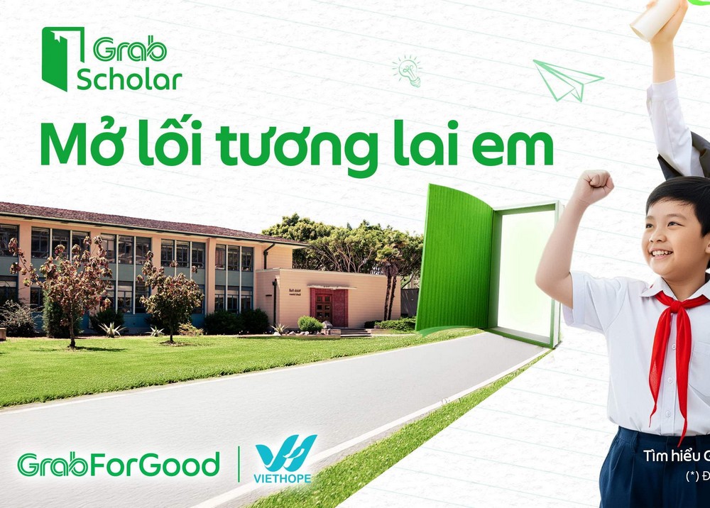 Grab trao học bổng toàn phần cho sinh viên vượt khó