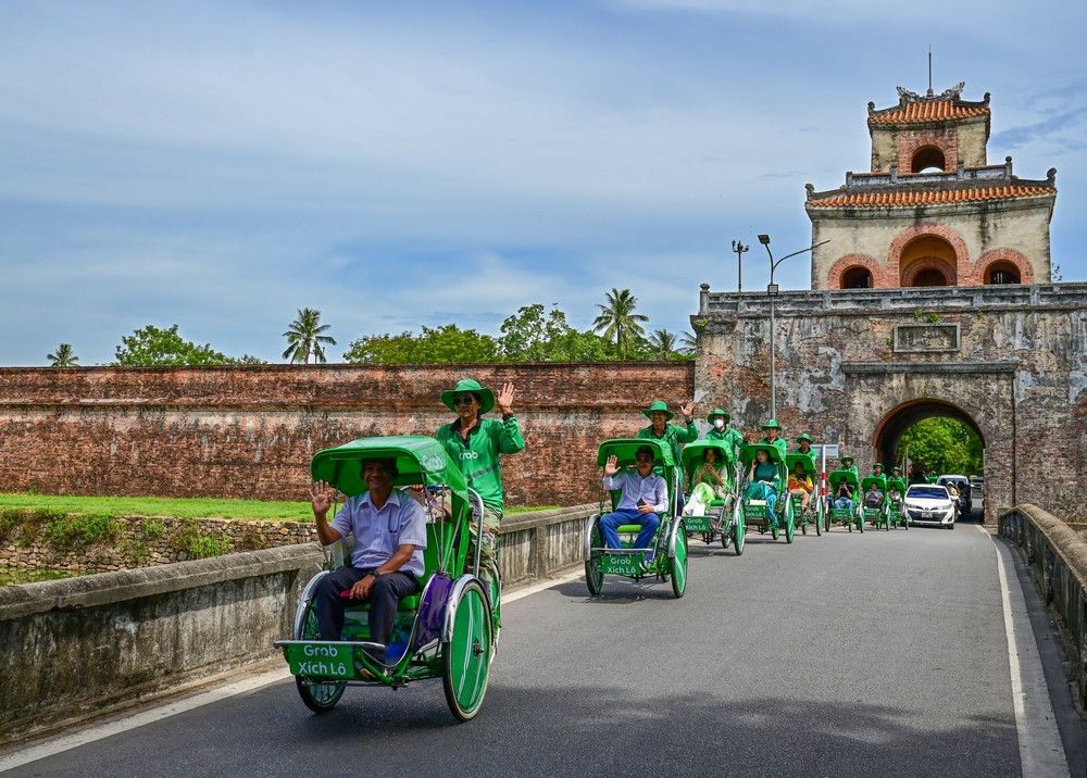 Grab Xích Lô ra mắt thử nghiệm tại Huế