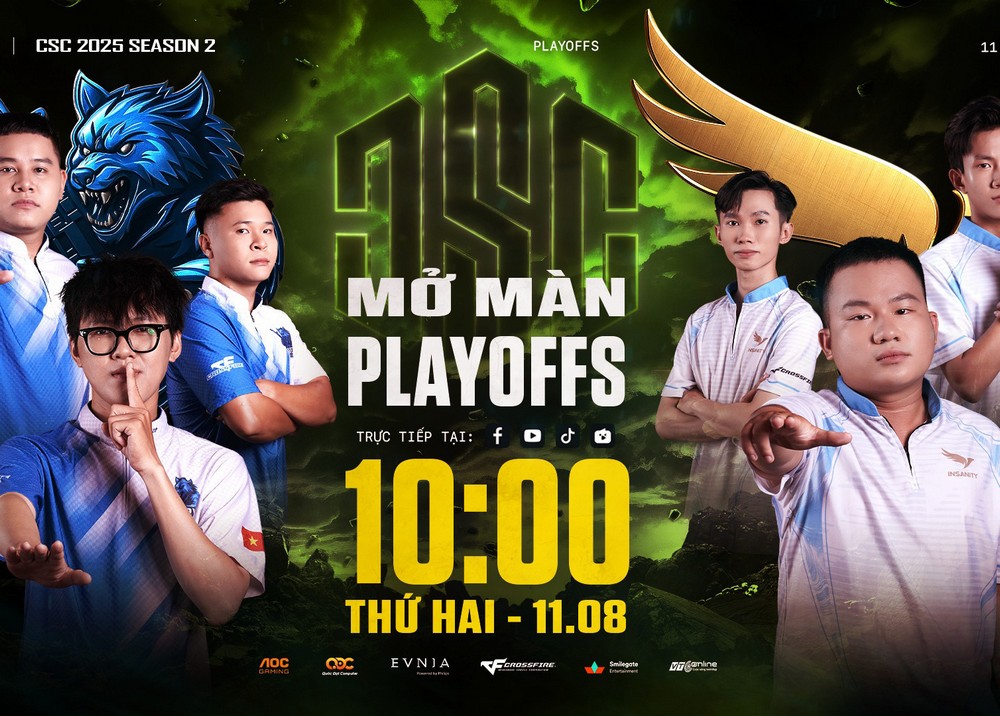 Playoffs CSC 2025 Mùa 2: Đảo lộn mọi dự đoán
