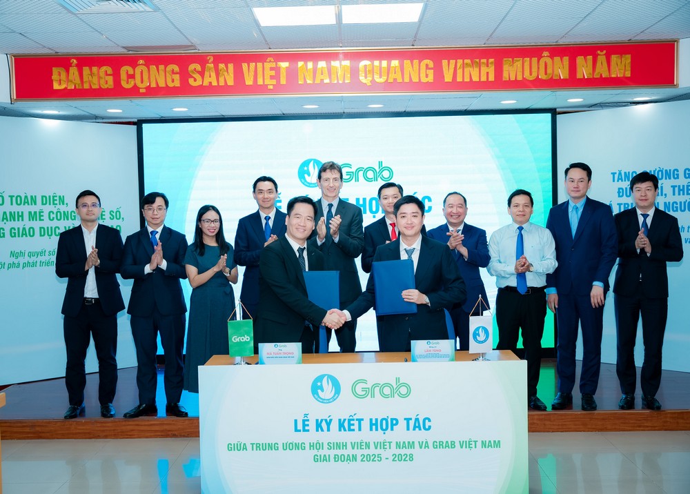 Hội Sinh viên ký kết chiến lược số cùng Grab