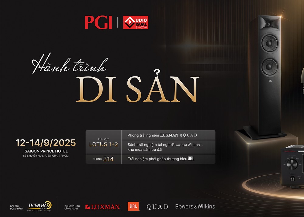 PGI mang "Hành trình di sản" âm thanh tới AVShow 2025