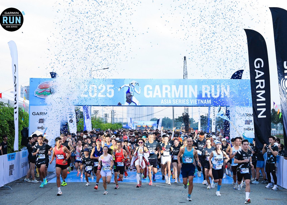 Gần 6.000 runner bùng nổ tại Garmin Run Vietnam 2025
