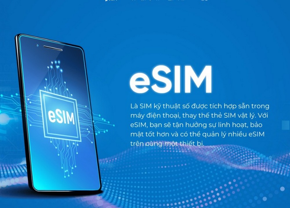 Hòa mạng tại nhà cùng eSIM VinaPhone