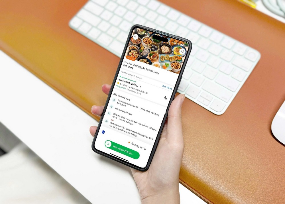 Grab ra mắt dịch vụ “Đi ăn nhà hàng” tiện lợi hơn
