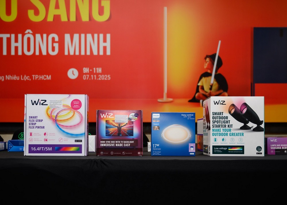 Biến góc giải trí sống động với hệ thống đèn WiZ 3 Biến góc giải trí sống động với hệ thống đèn WiZ