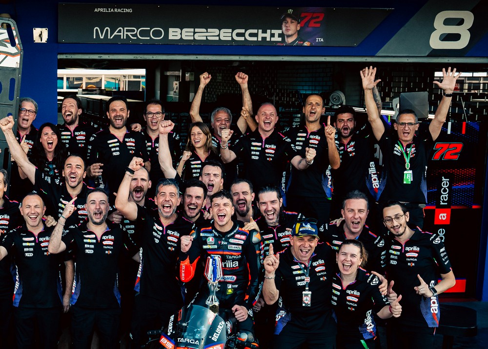 Aprilia Racing khởi đầu bùng nổ mùa giải MotoGP 2026